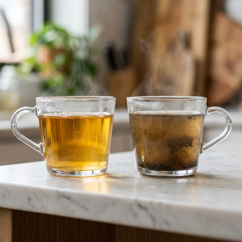 Confronto Prova del Tè: Acqua del Rubinetto vs Acqua Purificata Haier